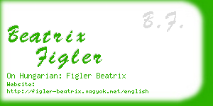 beatrix figler business card